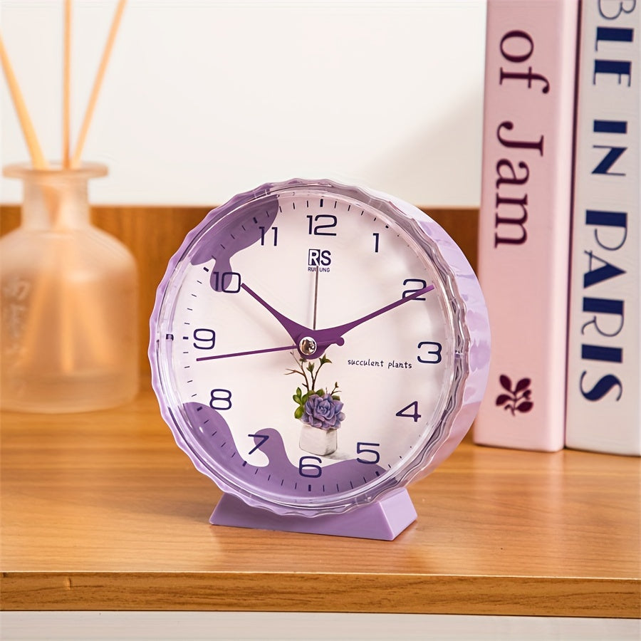 FloraTime Clock - Elegant Flower Alarm Clock for the Bedroom