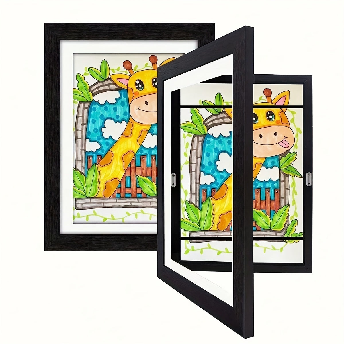 FrameCraft - Set of 2 Magnetic Wood Photo Frames