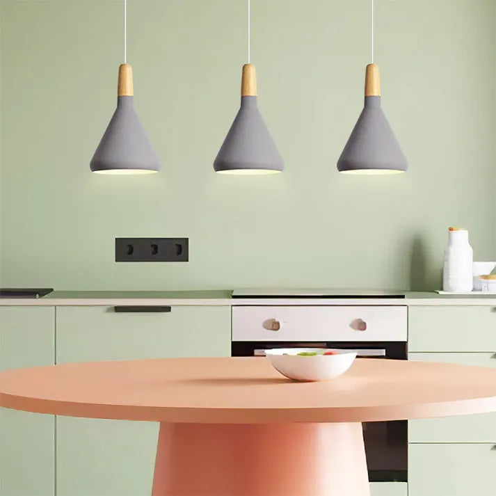 Macaron - Colorful Cone Pendant Light