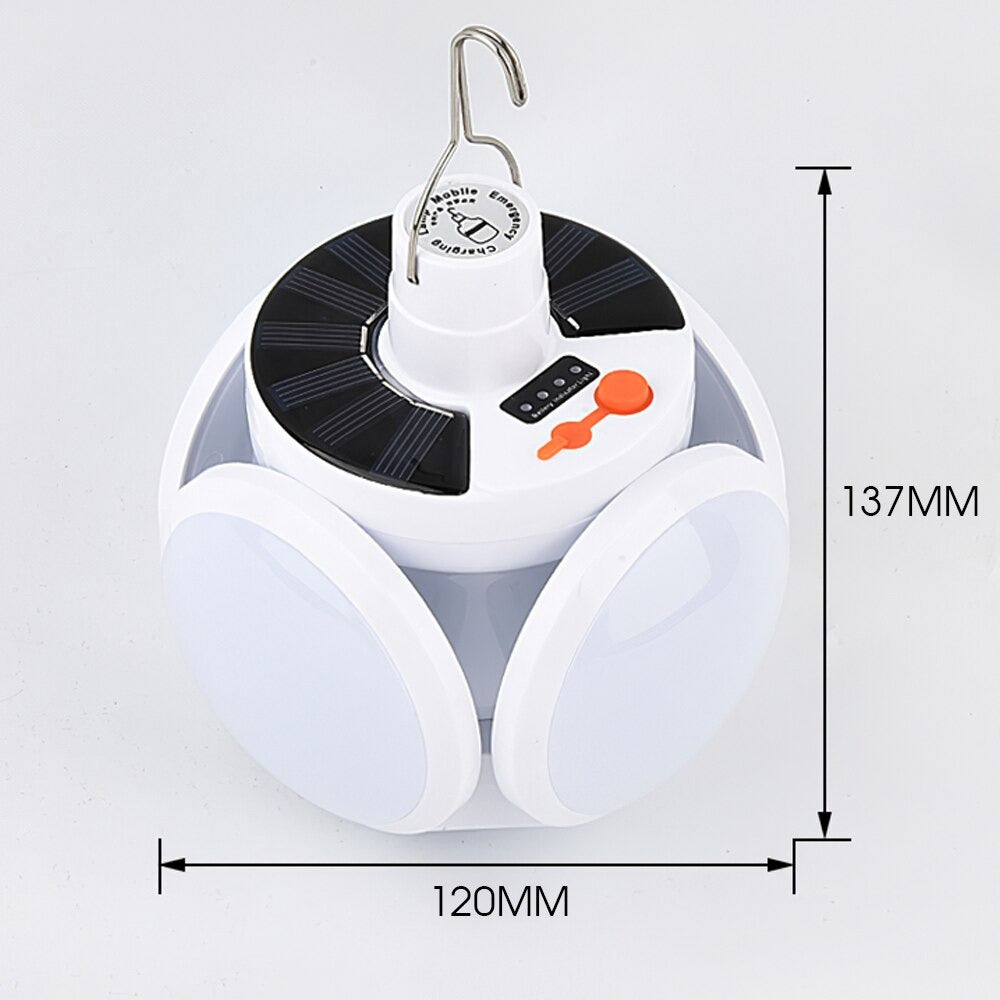 SolarGlow - Lanterne Solaire Portable Stylée Extérieur