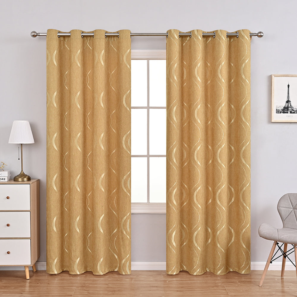 Serenity Voile - Modern Bubble Print Sheer Curtains