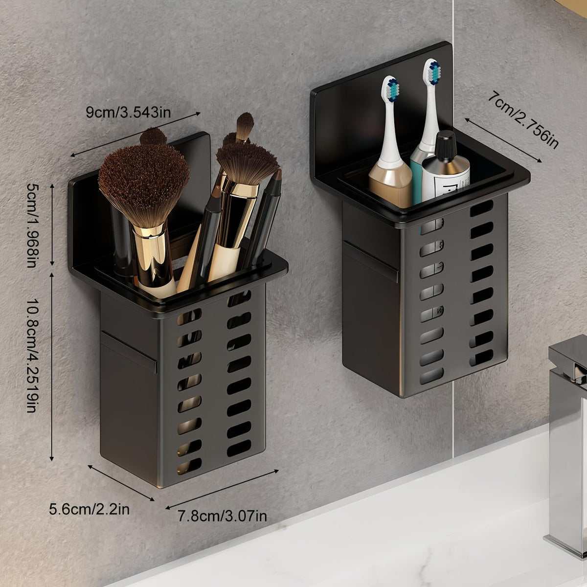 Alcovia - No-Drill Wall Shelf for Cosmetics