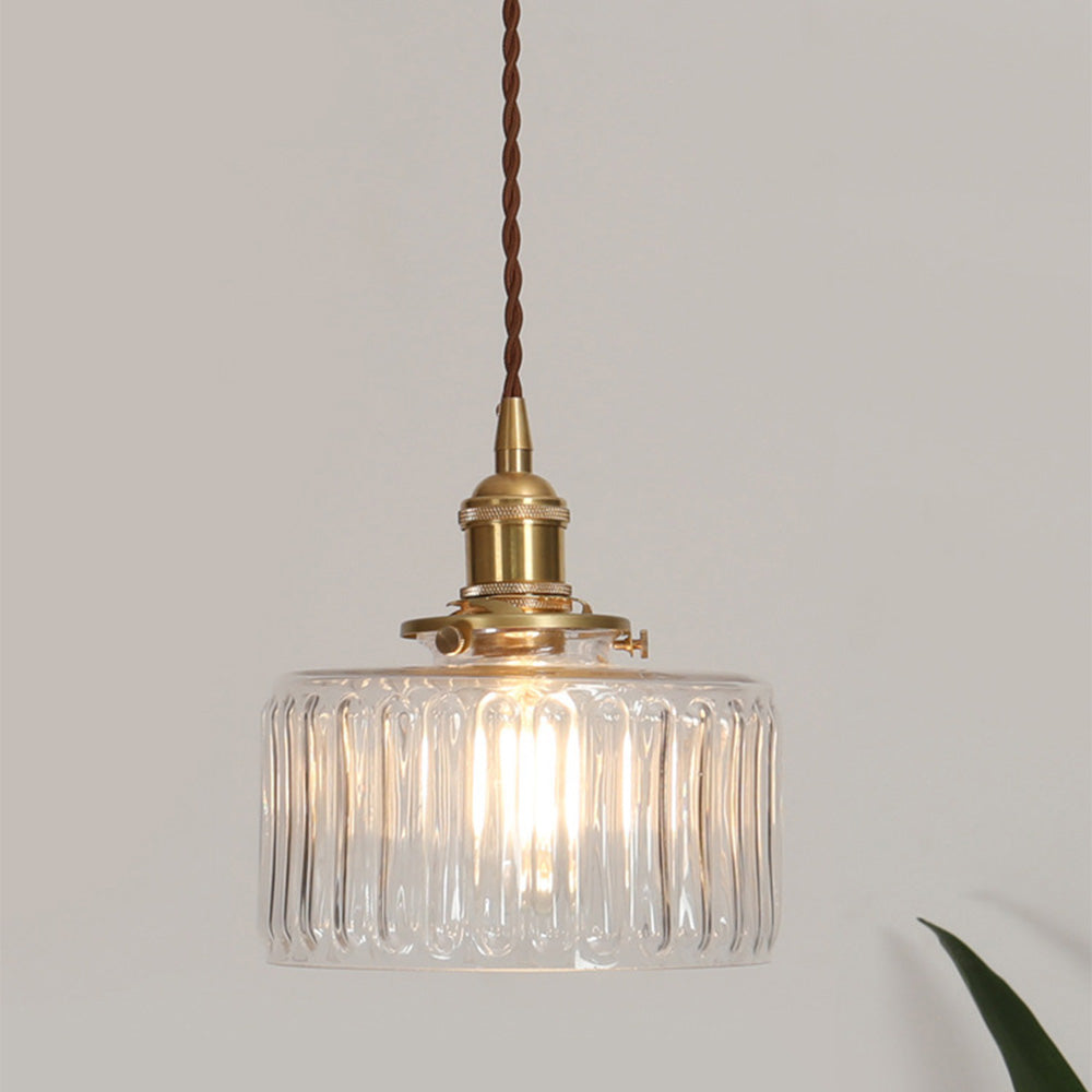 CrystalGlare - Vintage Crystal Glass Pendant Light