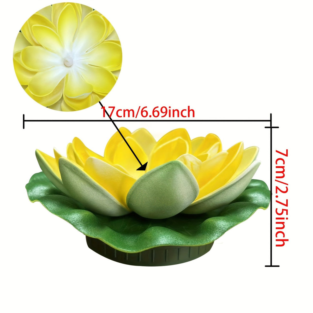 Upetal - Lotus-Shaped LED Solar Garden Lanterns