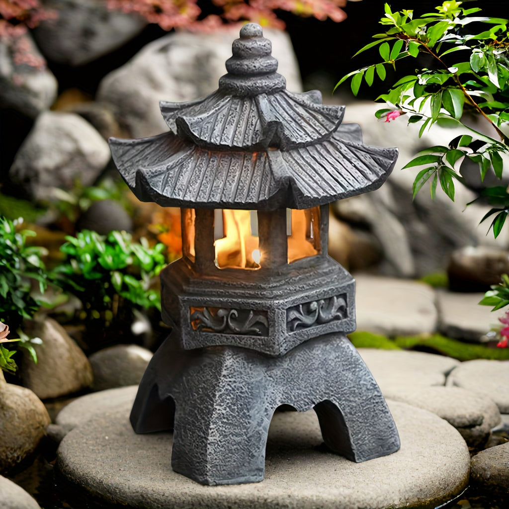 Uharmo Lantern - Solar Zen Garden Lantern