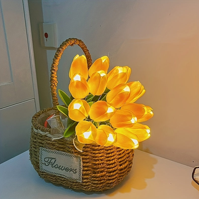 LumiBloom - Bouquet of 10 LED Tulip Table Lamps