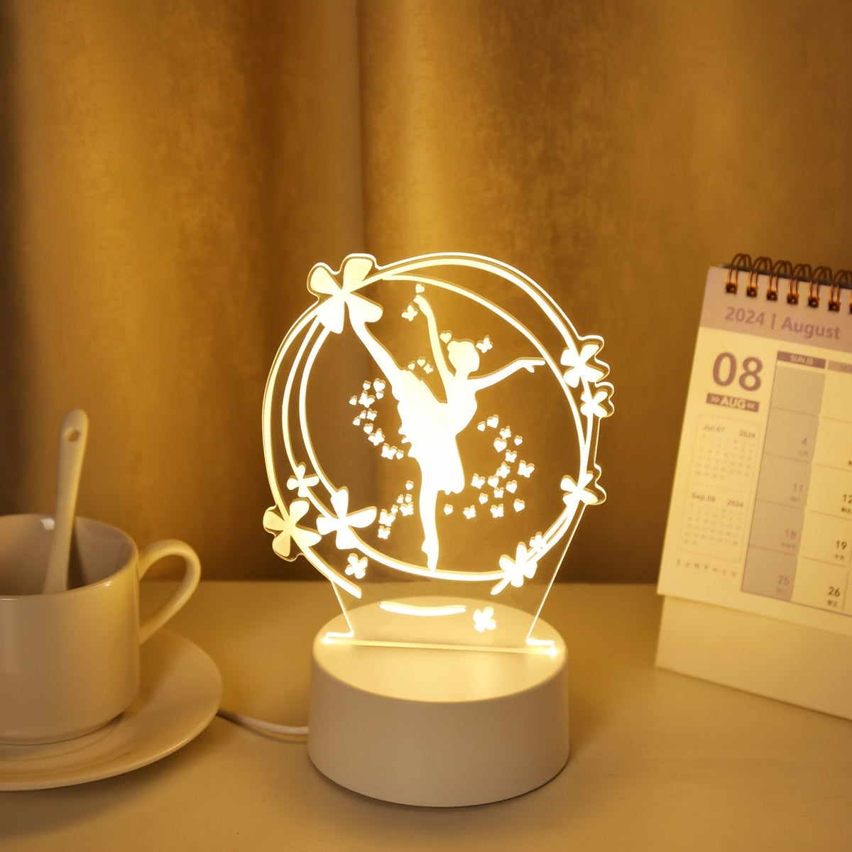 LumiDance - 3D LED Ballet Night Light