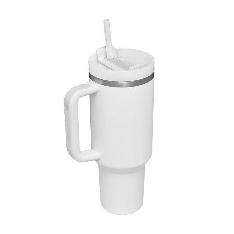 Ukrisp - Elegant Insulated Water Bottle with Handle and Straw