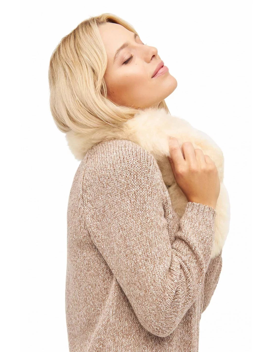 AlpacaLux - Premium 100% Alpaca Wool Winter Scarf