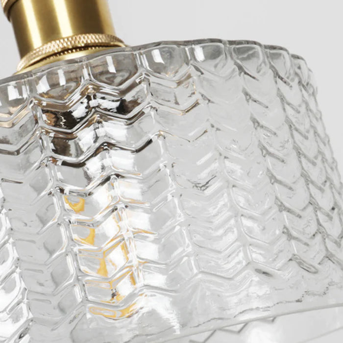 CrystalGlare - Vintage Crystal Glass Pendant Light