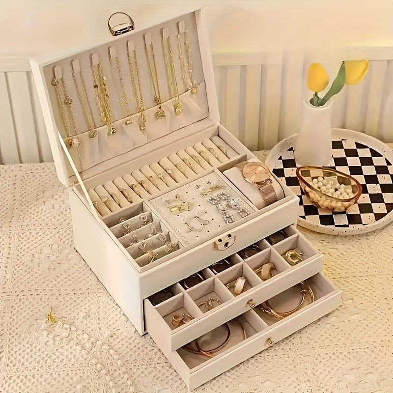 Ulmara - Luxury Leather Jewelry Organizer