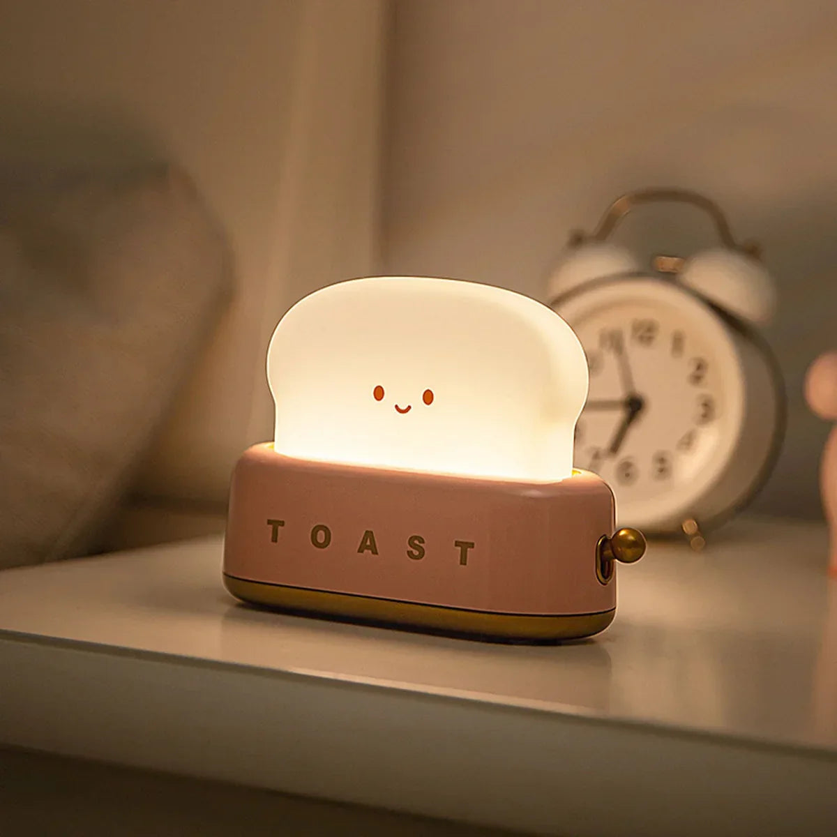 ToastieGlow - Charmante veilleuse en forme de toast