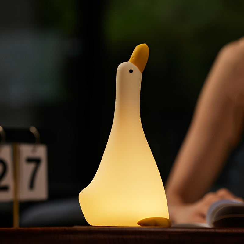 DreamDuck - Rechargeable Touch-Sensor Silicone Duck Night Light