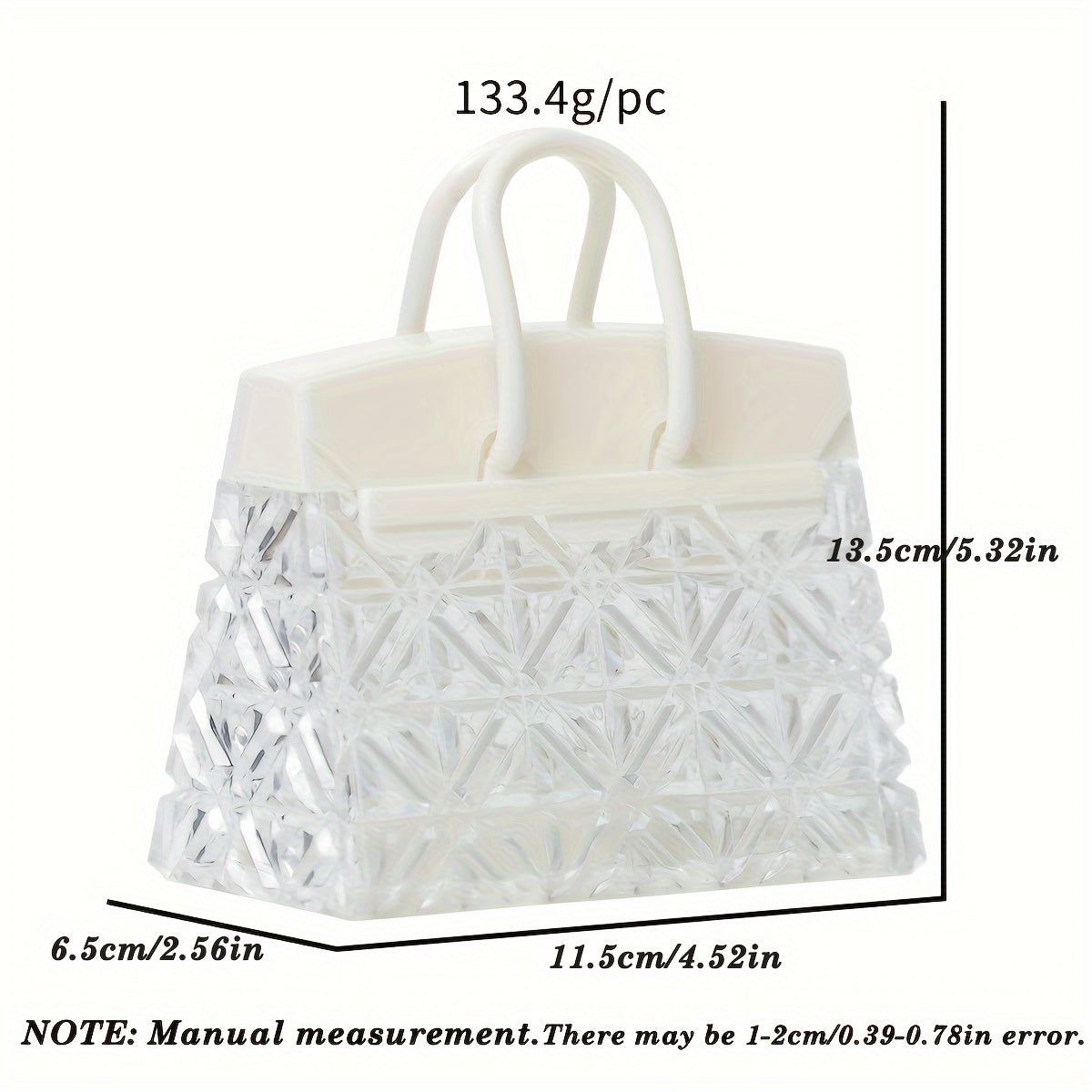 GlowSquare - Square LED Table Lamp with Polished Finish