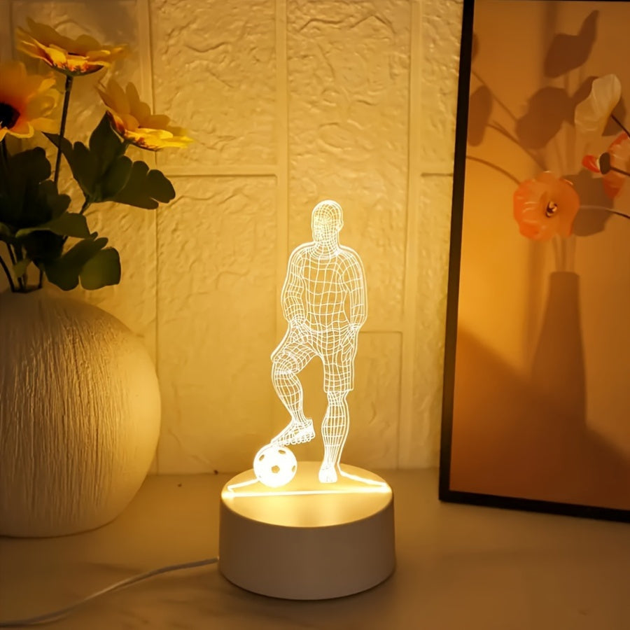 Jostrike - 3D Soccer Player LED Table Lamp