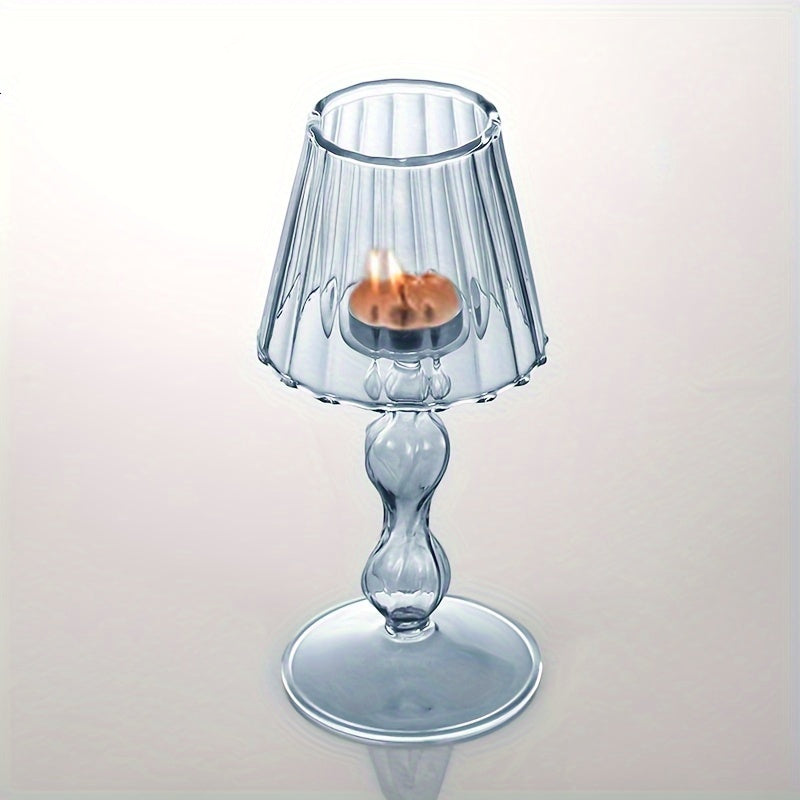 Vitresca - Luxury Glass Table Lamp & Candle Holder