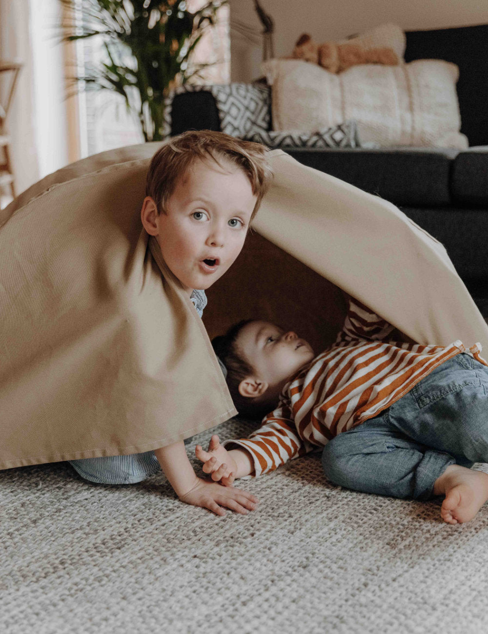 PlayNest Tent - Cosy Play Tent for Kids Climbing Arch