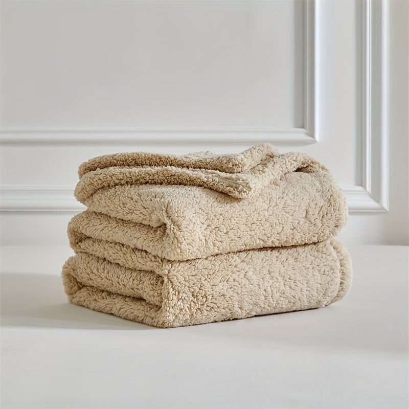 Yalnest - Luxurious Sherpa Fleece Blanket for Winter