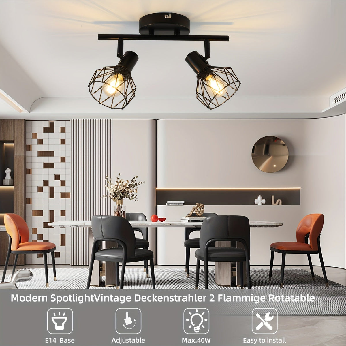 SpotFlex Light - Adjustable LED Ceiling Spotlight for Modern Interiors