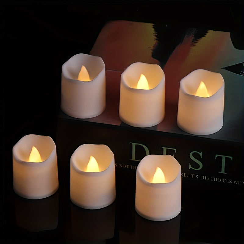 RomanticGlow - Flameless LED Tealight Candles for a Romantic Ambiance