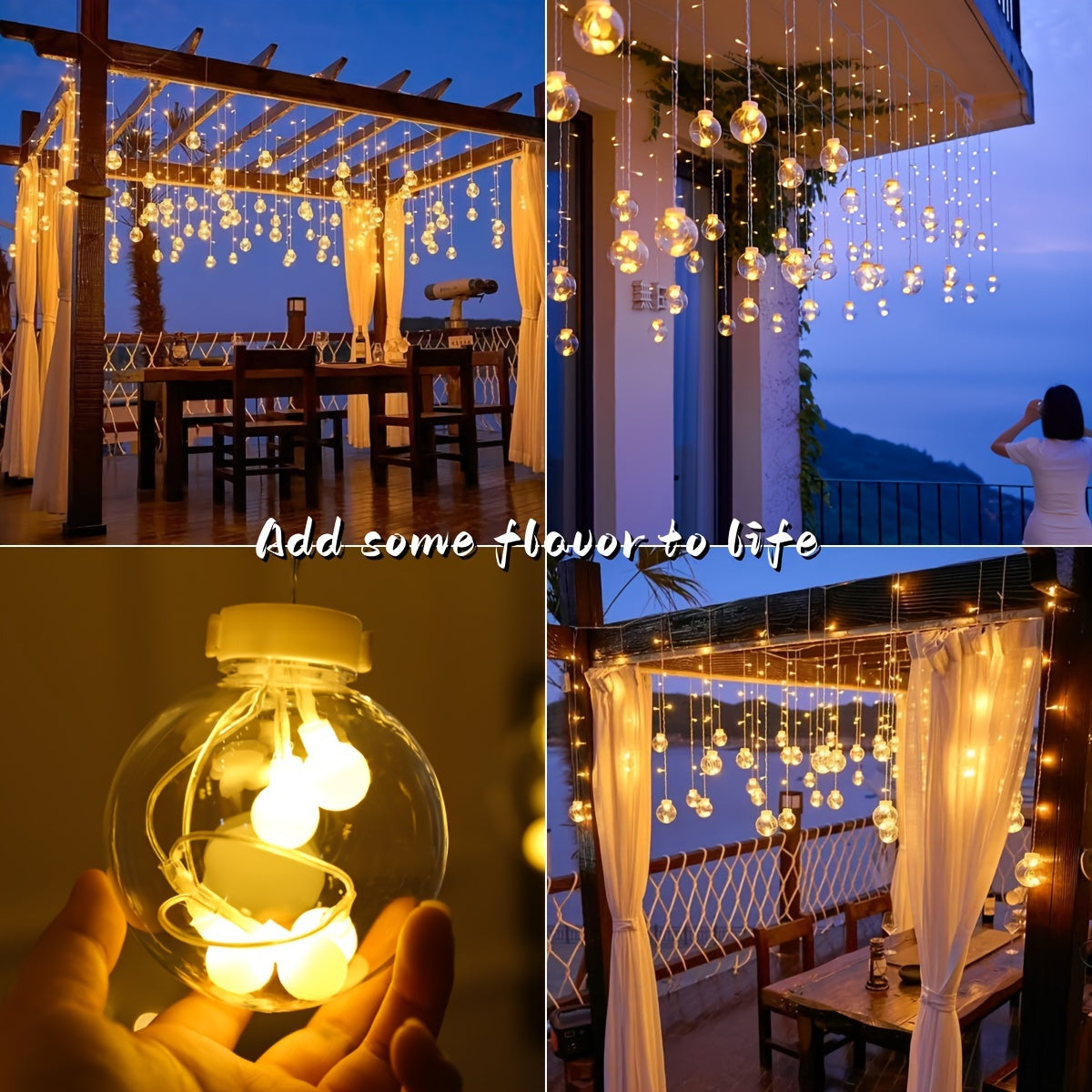 LumiSphere - 3m LED Fairy Light String with Globe Bulbs
