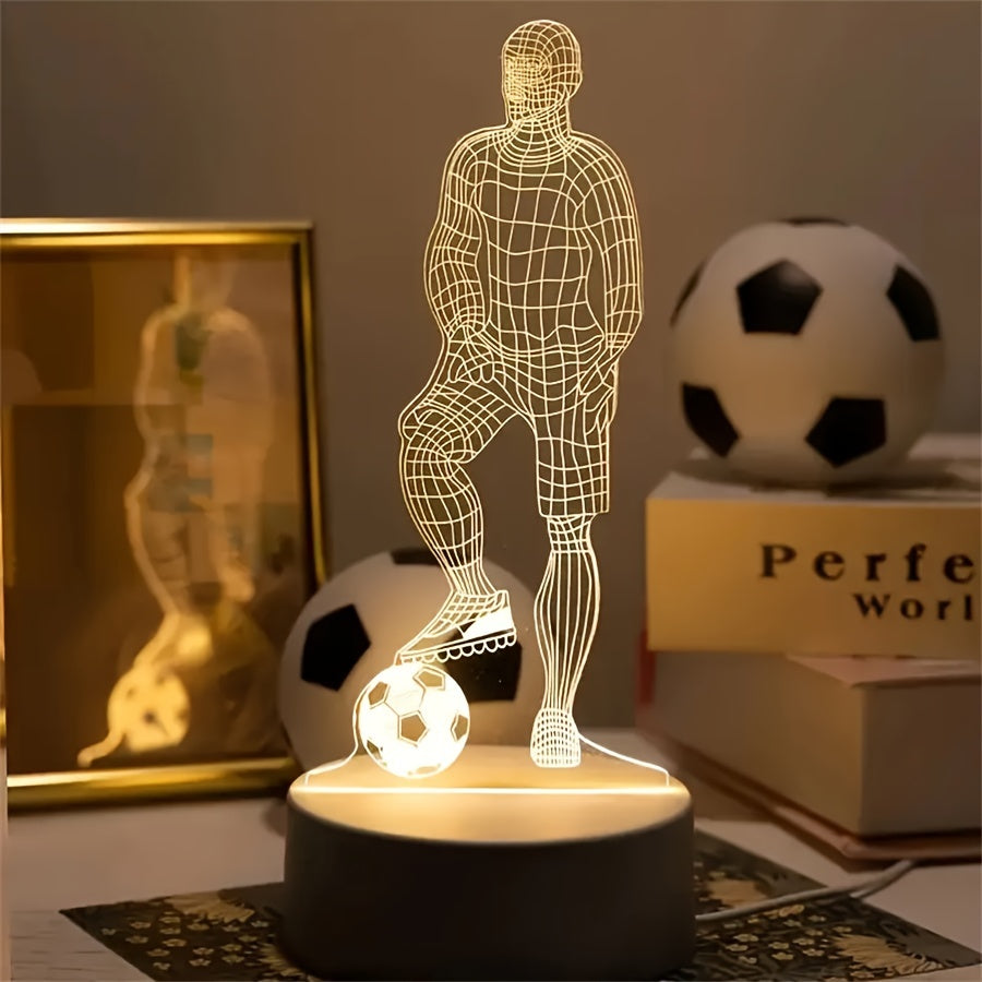 Jostrike - 3D Soccer Player LED Table Lamp