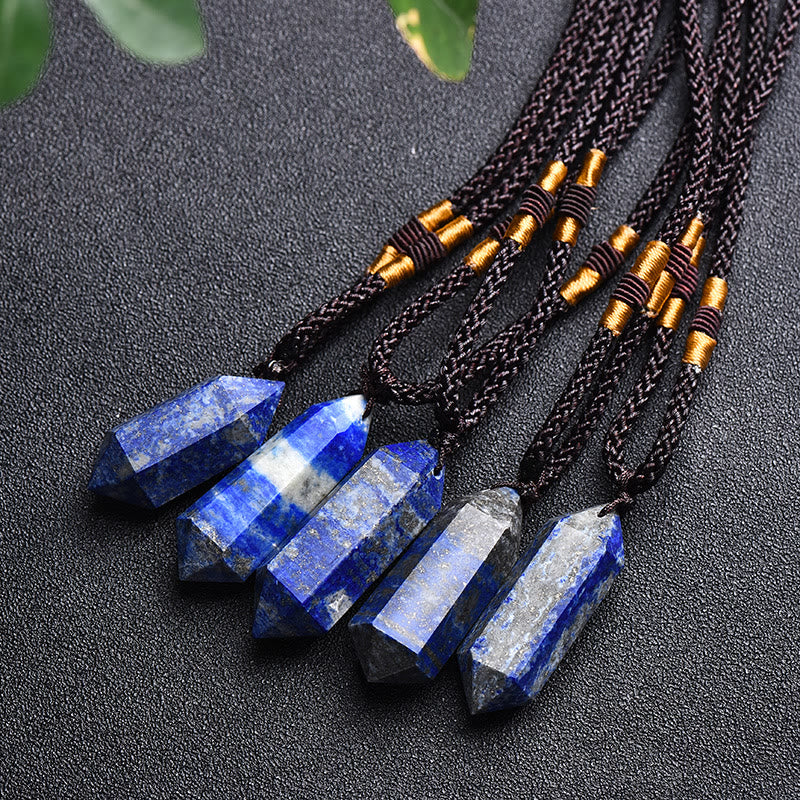 Lyra - Collier cristal améthyste guérissant naturel