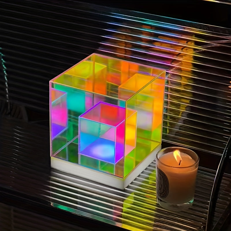 LumiSky Lamp - Adjustable Geometric Starry Sky Table Lamp