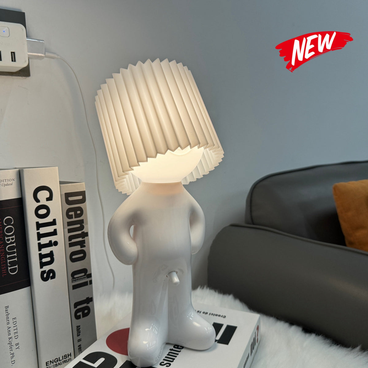 VerlegenLicht - Geometric USB Table Lamp with Colour-Changing Light