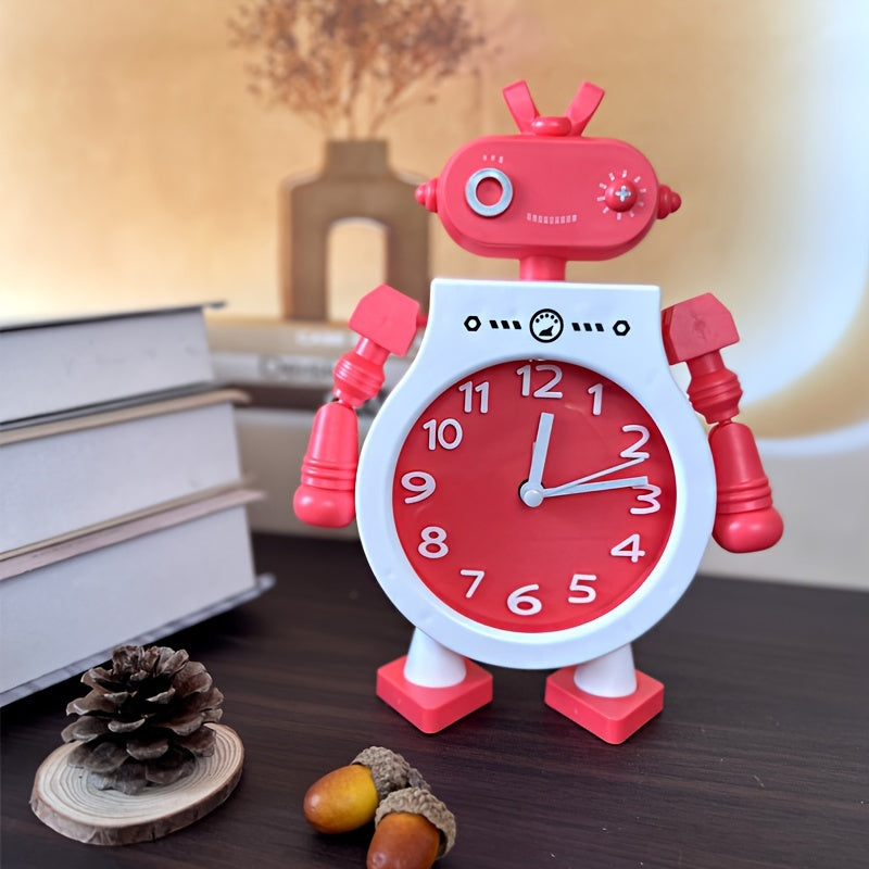 TimeBuddy Clock - Playful Robot Alarm Clock with Alarm and Timer