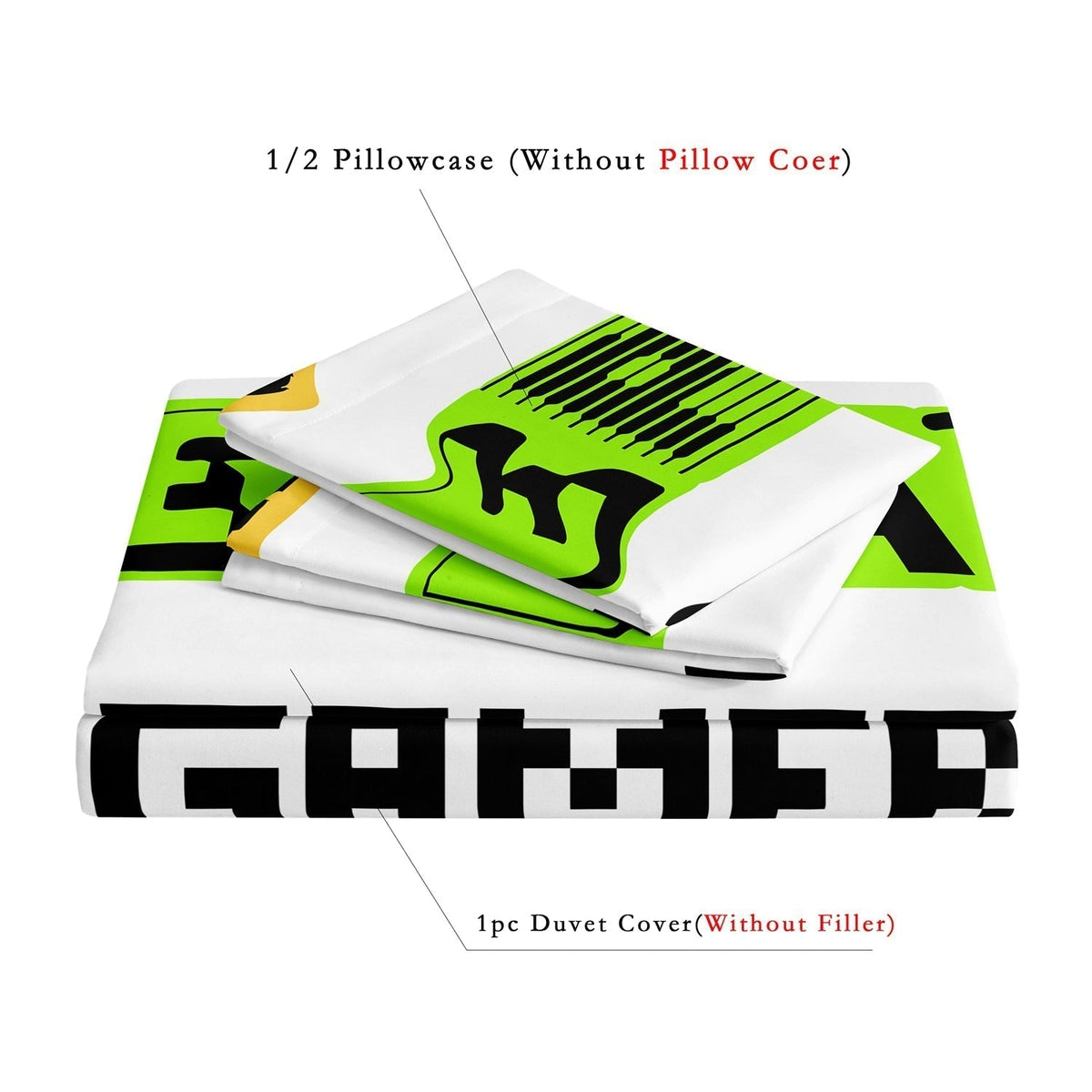 GameDreamer - Kids Gaming Print Bedding Set