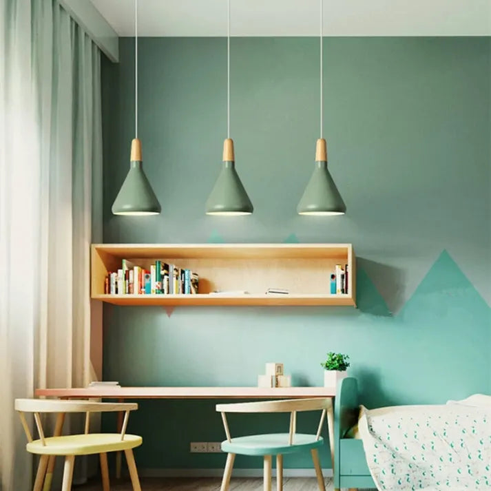 Macaron - Colorful Cone Pendant Light