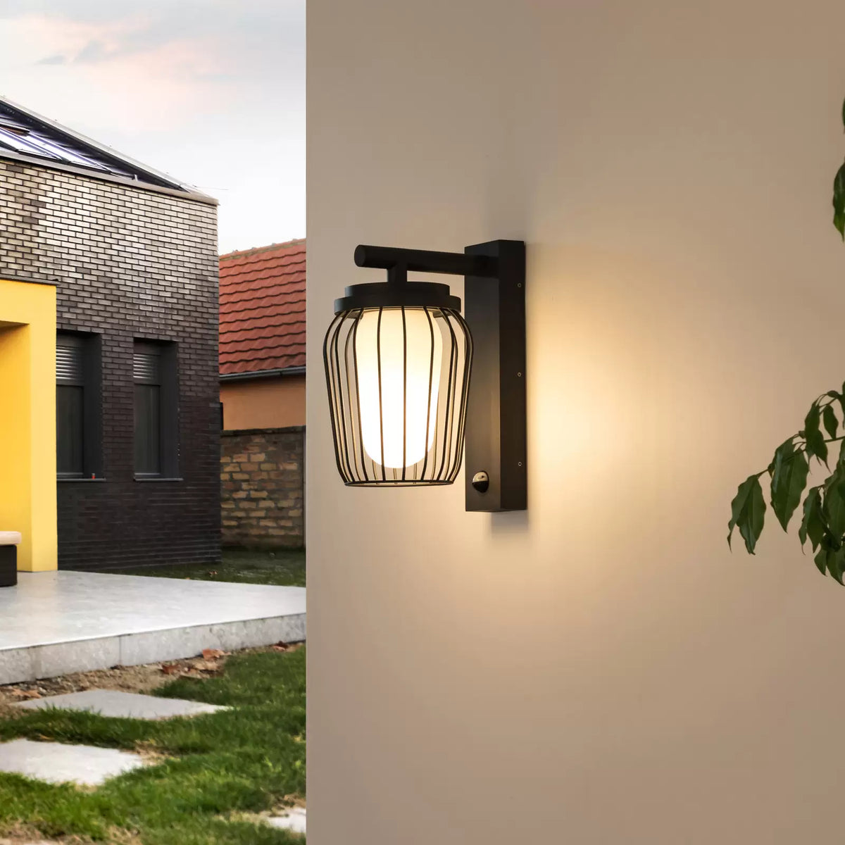 ÉclatChandan - Modern Motion-Sensor Outdoor Wall Light