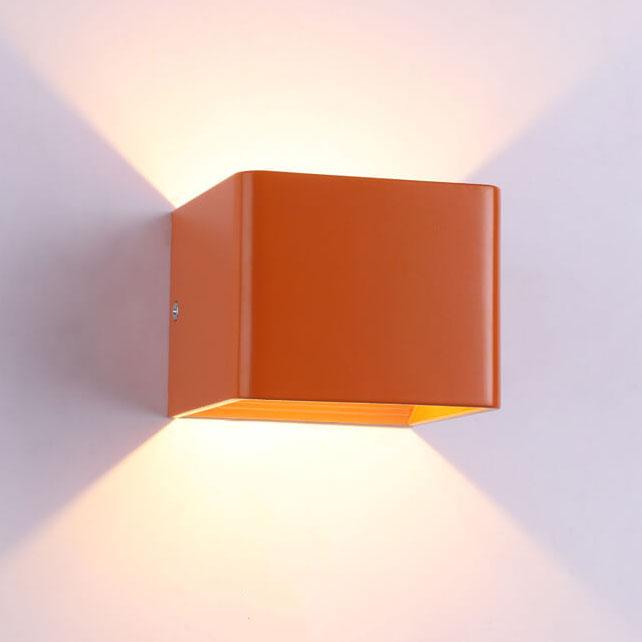 LuminSquare LED Wall Sconce - Mini Square Aluminum Wall Light
