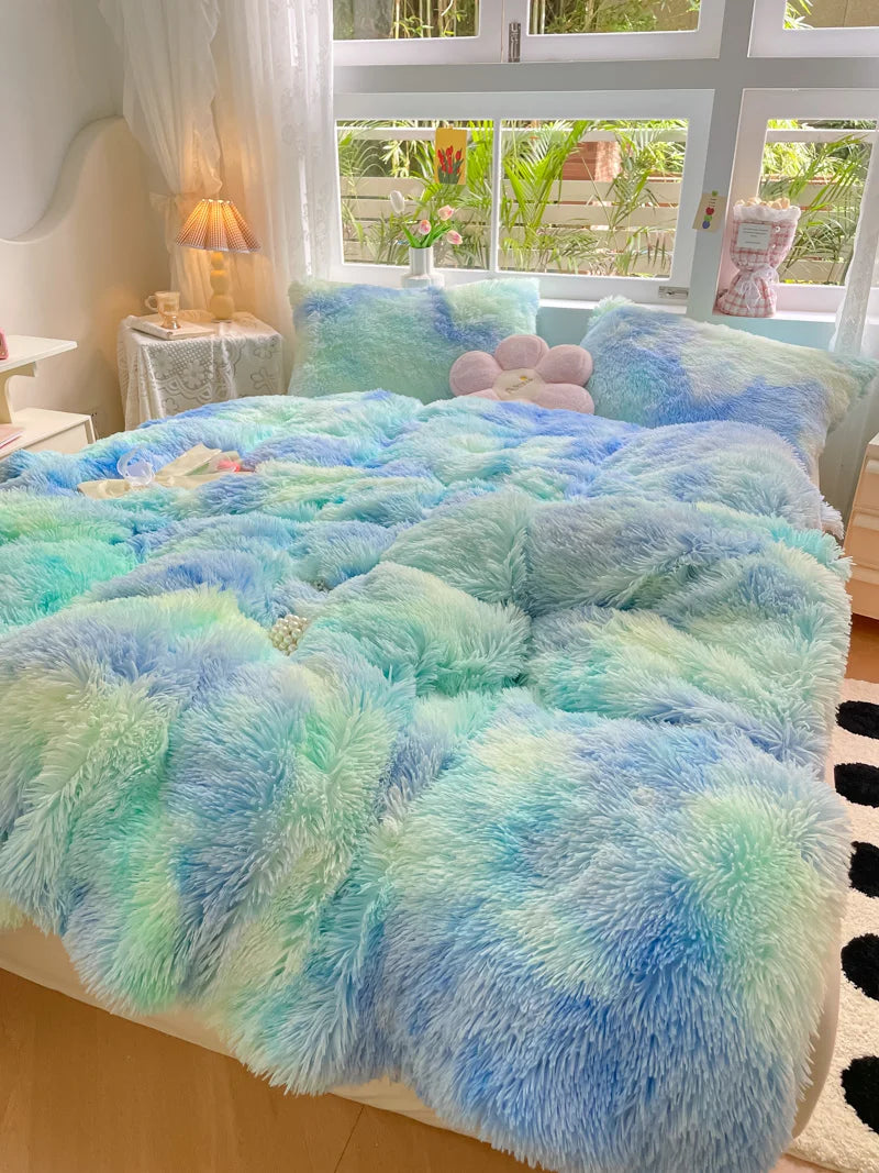 FluffCandy - Long-Pile Duvet Cover Set for a Cozy Winter