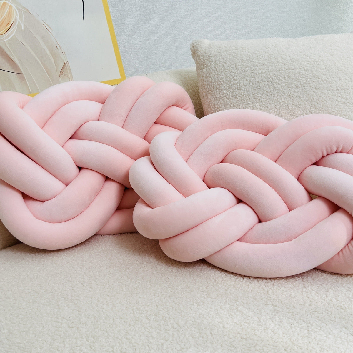ComfortCloud Cushions - Plush Button-Tufted Throw Pillows