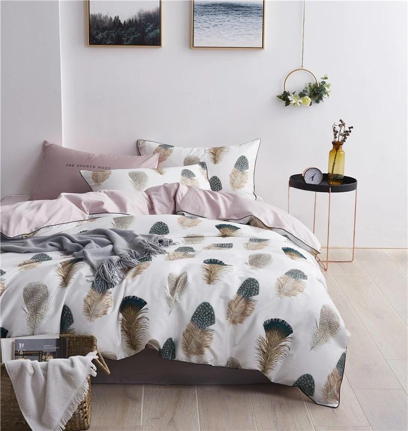 Feathers - Egyptian Cotton Duvet Set for an Elegant Bedroom