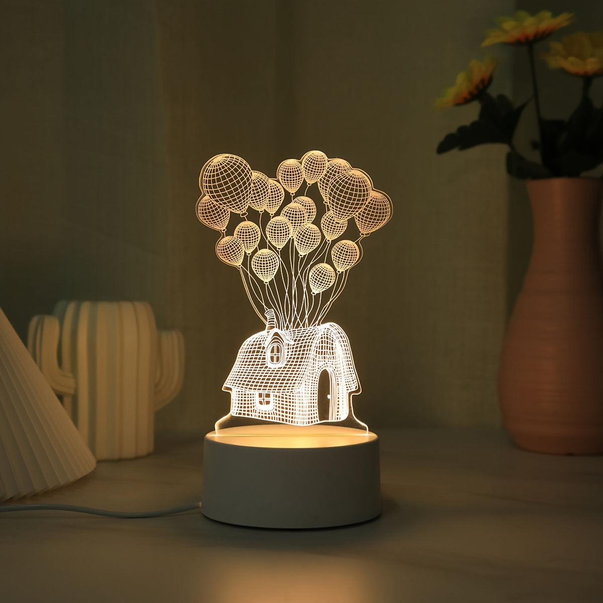 LumiBalloon - 3D LED Balloon Lamp with USB Power