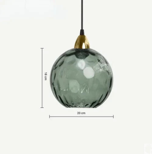 LumiSphere Pendant Light – Suspension Boule Verre