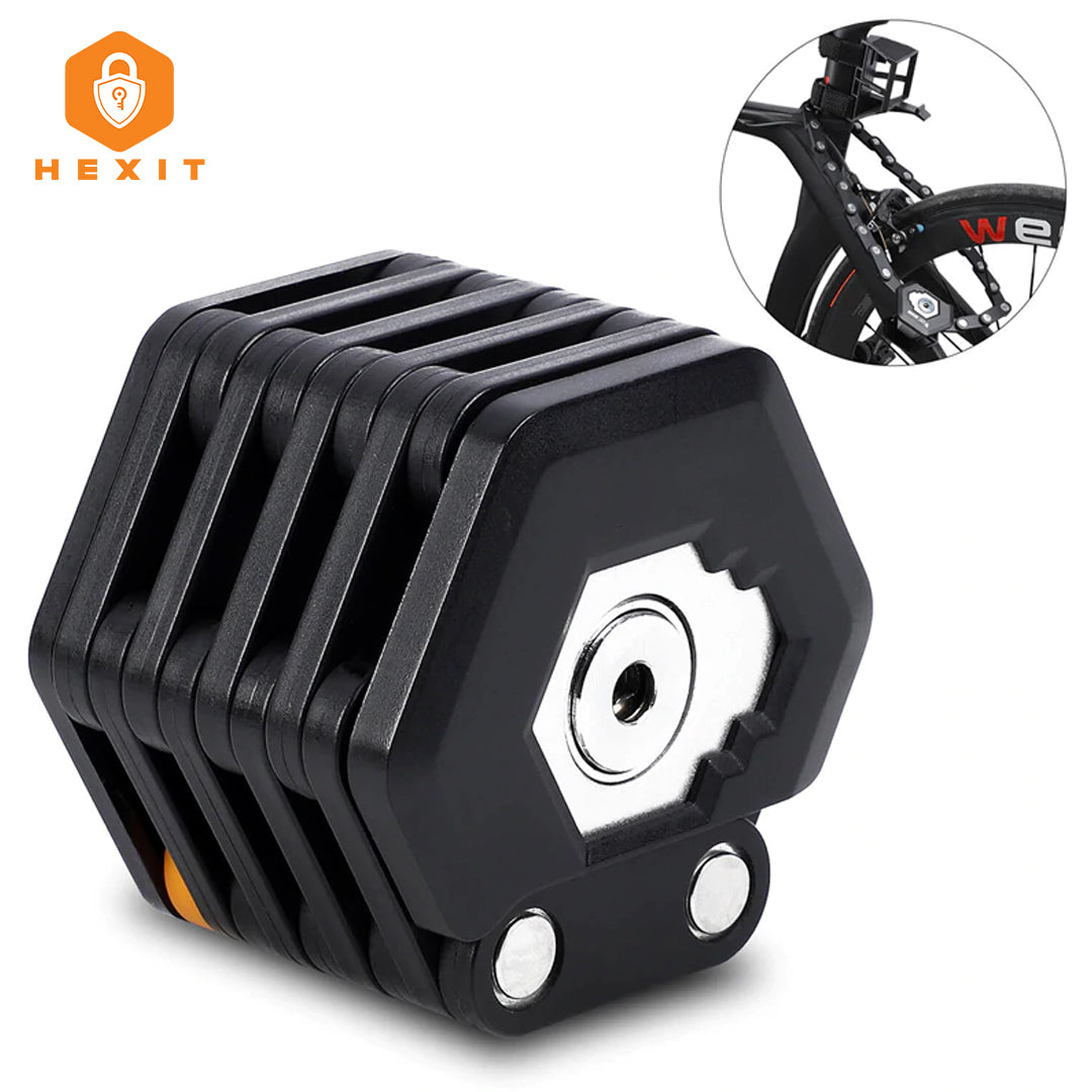 HEXIT FoldLock - Antivol Vélo Compact Léger