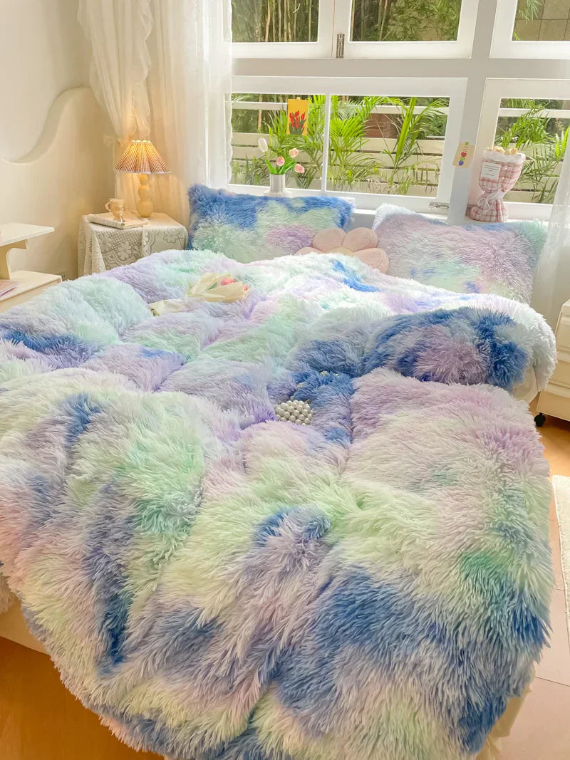 FluffCandy - Long-Pile Duvet Cover Set for a Cozy Winter