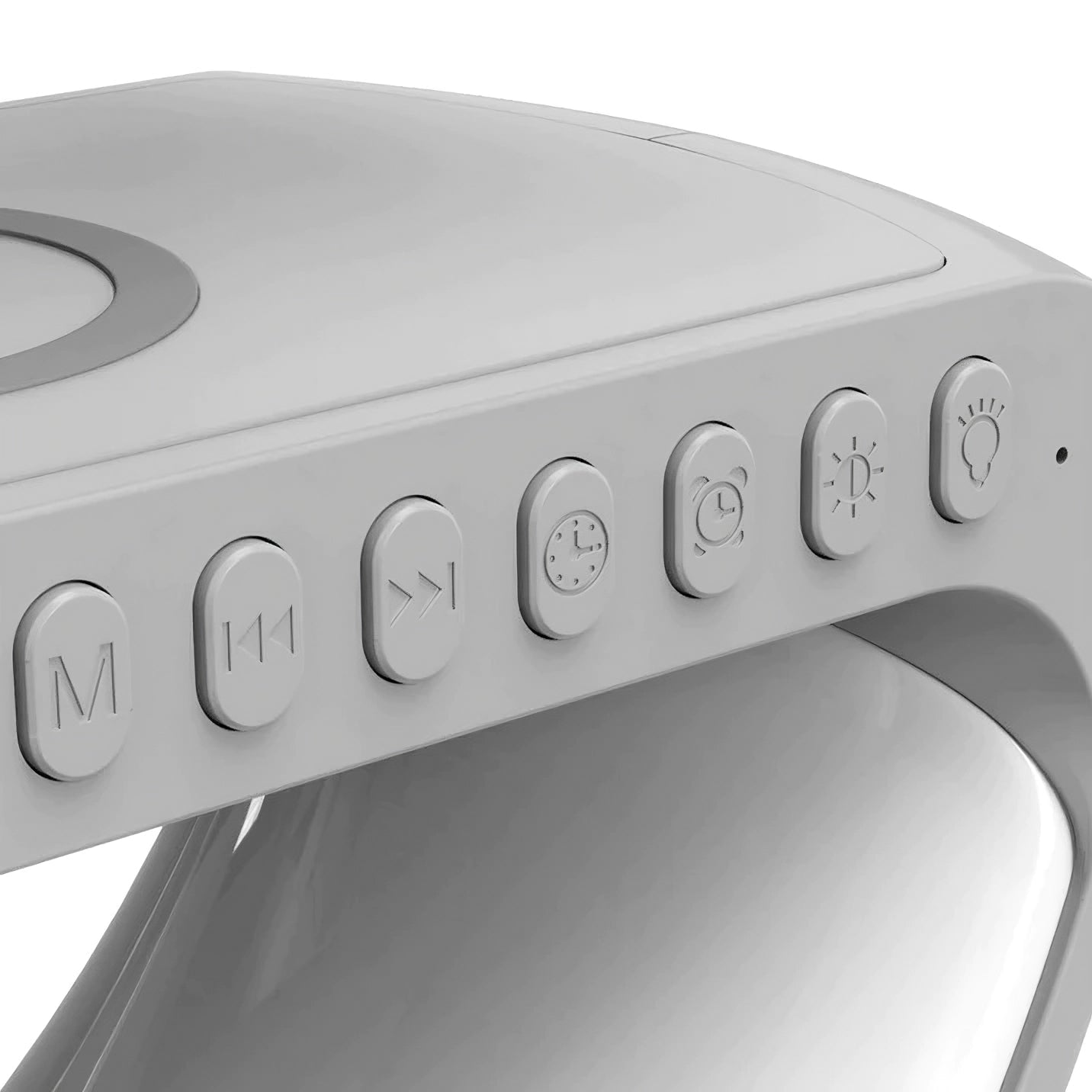 GlowHub - Enceinte Rechargeable Réveil et Veilleuse RGB