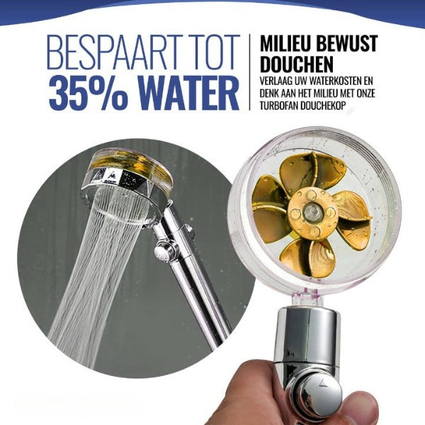 360º Showerspa - High-Pressure Rotating 360° Shower Head