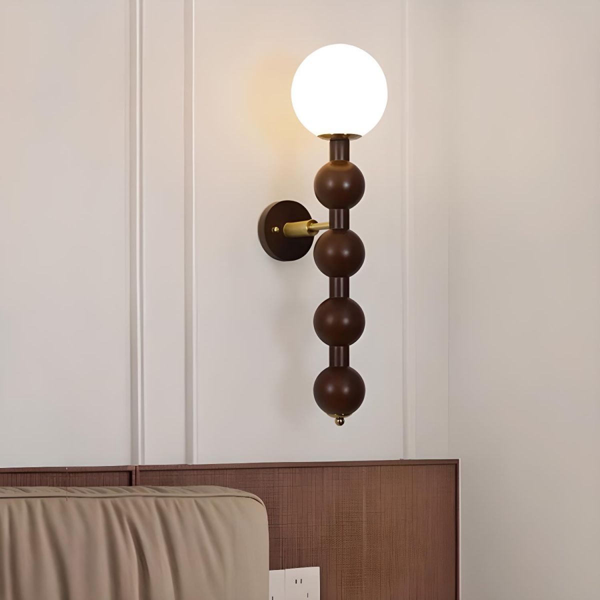 LumenSphere - Applique Murale de Luxe en Métal à Globes
