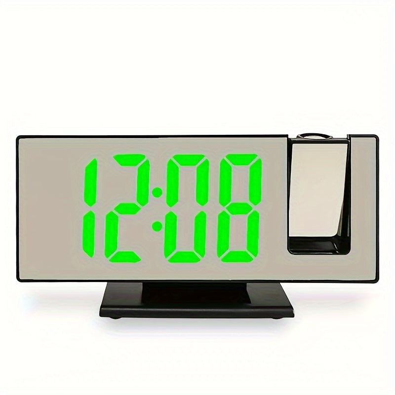 ProTime Clock - Modern Projection Alarm Clock with Mirror Effect