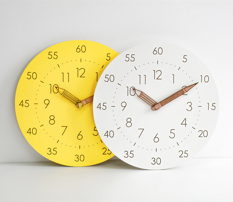 RhymeTime - Silent Wall Clock for Kids' Rooms