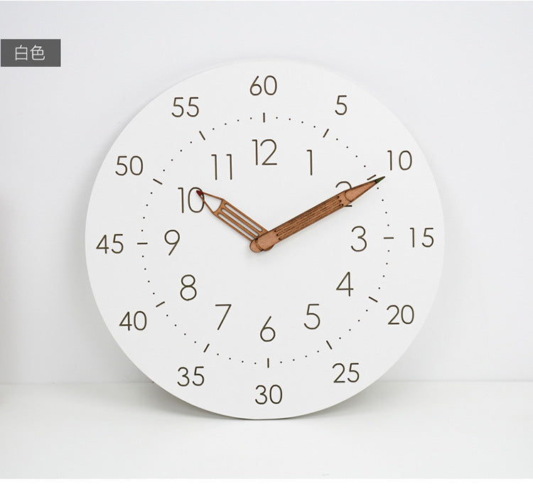 RhymeTime - Silent Wall Clock for Kids' Rooms