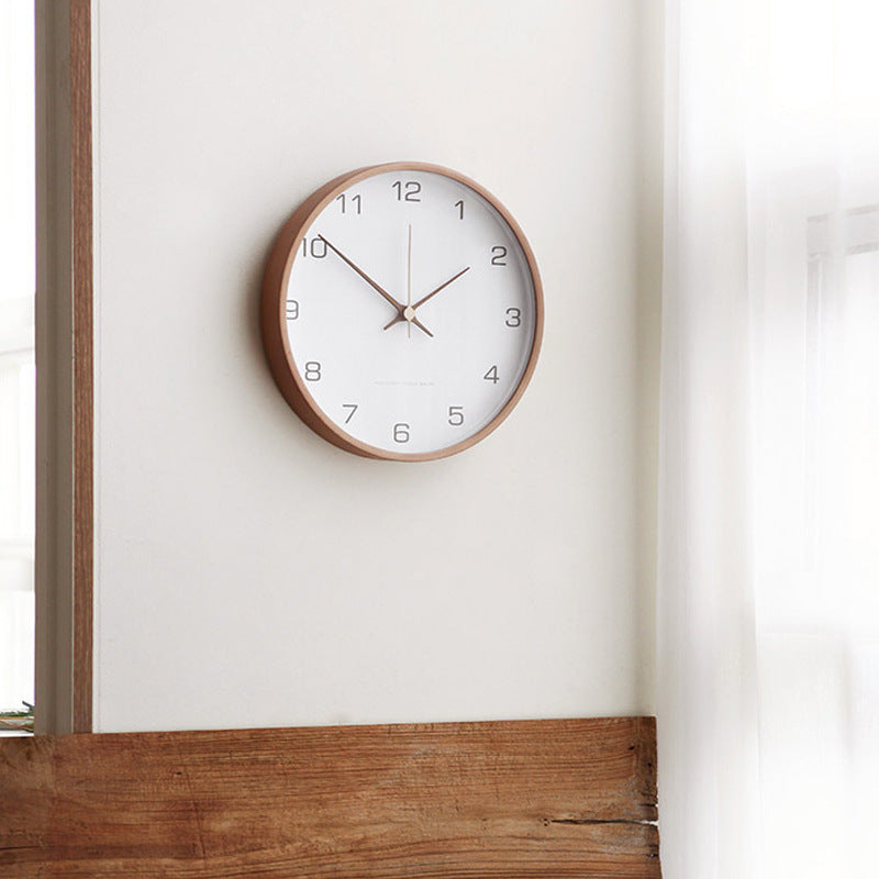 GroveTime - Rustic Silent Wood Wall Clock