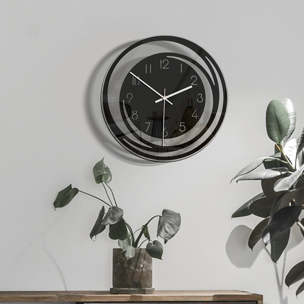 SilentPulse - Silent Acrylic Wall Clock with Modern Design