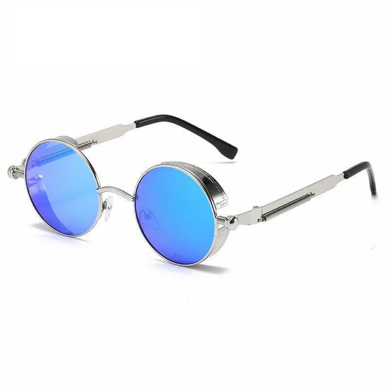 Kevin Shades - Lunettes de Soleil Rondes Vintage